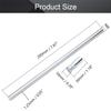 MroMax 2-Pc. Floating Shelf Brackets, M10 x 150 mm, Hardened Carbon Steel view 2