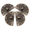 RanDal Antique Bronze Butterfly Clasps for Wooden Boxes, 10-Pack view 3