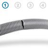 MisterVac TubeFix Repair Kit for Miele Calypso, Caramel 700 Hose view 2