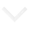 Flex 35 Wall Mirror, 30 x 100 cm, White High-Gloss Frame view 3