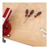 STIER Premium Height-Adjustable Workbench, 3 Drawers, 200 x 70 x 79–114 cm, Powder-Coated Steel and Beech view 3