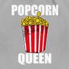 Popcorn Queen Drawstring Backpack – Light Gray view 2