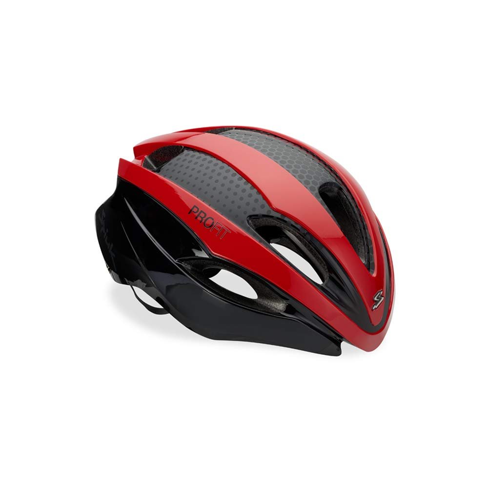 Spiuk Sportline Profit Aero Cycling Helmet, Unisex, Red/Black, S-M 51-56