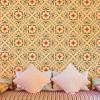 Mishalah Arabesque Pattern Stencil, Moroccan-Style Decor, Reusable Mylar, 26 x 26 cm view 1