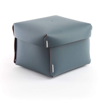 Vacavaliente Storage Box, Recycled Leather, Large