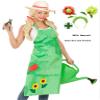 Women's Gardener Costume with Apron and Floral Headband, One Size view 3