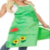 Women's Gardener Costume with Apron and Floral Headband, One Size view 4