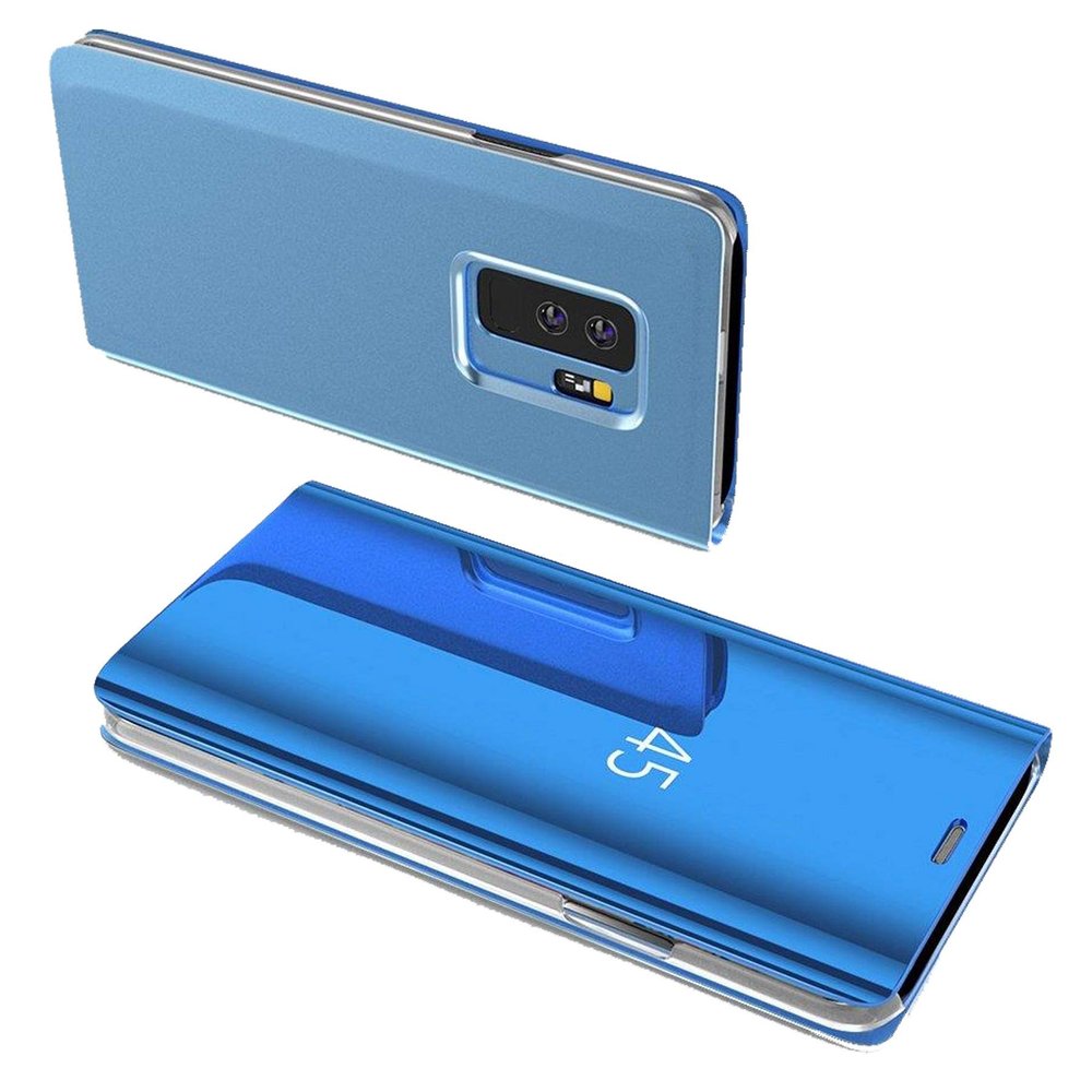 cofi1453 Smart View Mirror Cover Case for Samsung Galaxy A51 (A515F), Clear Blue