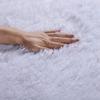 Muutos Bedroom Rugs, High-Pile Shaggy Rug, Antistatic and Trendy, for Bedroom, Dining Room, Hallway or Children's Room, White, 180 x 200 cm view 3