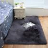 ZFHTAO Shaggy Faux Fur Rug, Dark Gray, 70 x 160 cm view 1