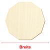 Wooden Decagon for Crafts and Décor, 3–50 cm, 42 cm, Pack of 25 view 3