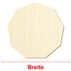 Wooden Nonagon, 3–50 cm, 44 cm, Pack of 50 view 3