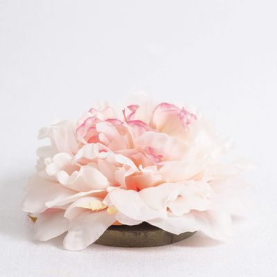 artplants.de Artificial Peony Blossom Megan, Floating, Pink, 15 cm