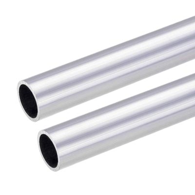 Sourcing Map 2-Piece 300 mm Long Aluminum Tube, 23 mm OD, 19 mm ID, 6063 Aluminum