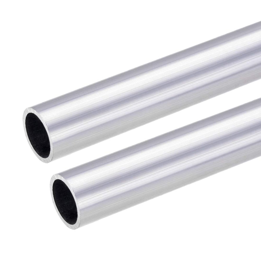 Sourcing Map 2-Piece 300 mm Long Aluminum Tube, 23 mm OD, 19 mm ID, 6063 Aluminum