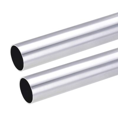 Sourcing Map 2-Piece 300 mm Long 6063 Aluminum Tube, 28 mm OD, 26 mm ID