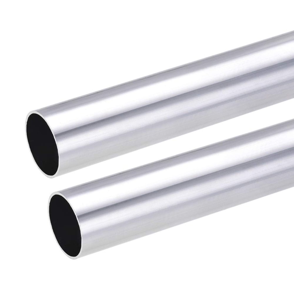 Sourcing Map 2-Piece 300 mm Long 6063 Aluminum Tube, 28 mm OD, 26 mm ID
