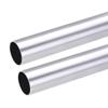 Sourcing Map 2-Piece 300 mm Long 6063 Aluminum Tube, 28 mm OD, 26 mm ID view 1