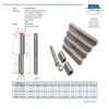 2-Piece Weld-On Hinge with Removable A2 Stainless Steel Pin, 80 mm, 10-Pack view 4