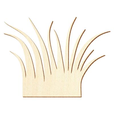 Wooden Grass Tuft V1 – Craft Decor, 5–50 cm, Size: 23 cm, Pack of 10