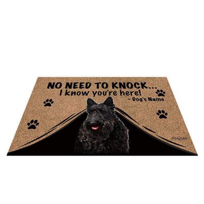 Bageyou Outdoor Doormat, Personalized, My Love Dog Wheaten Terrier, 90 x 60 cm