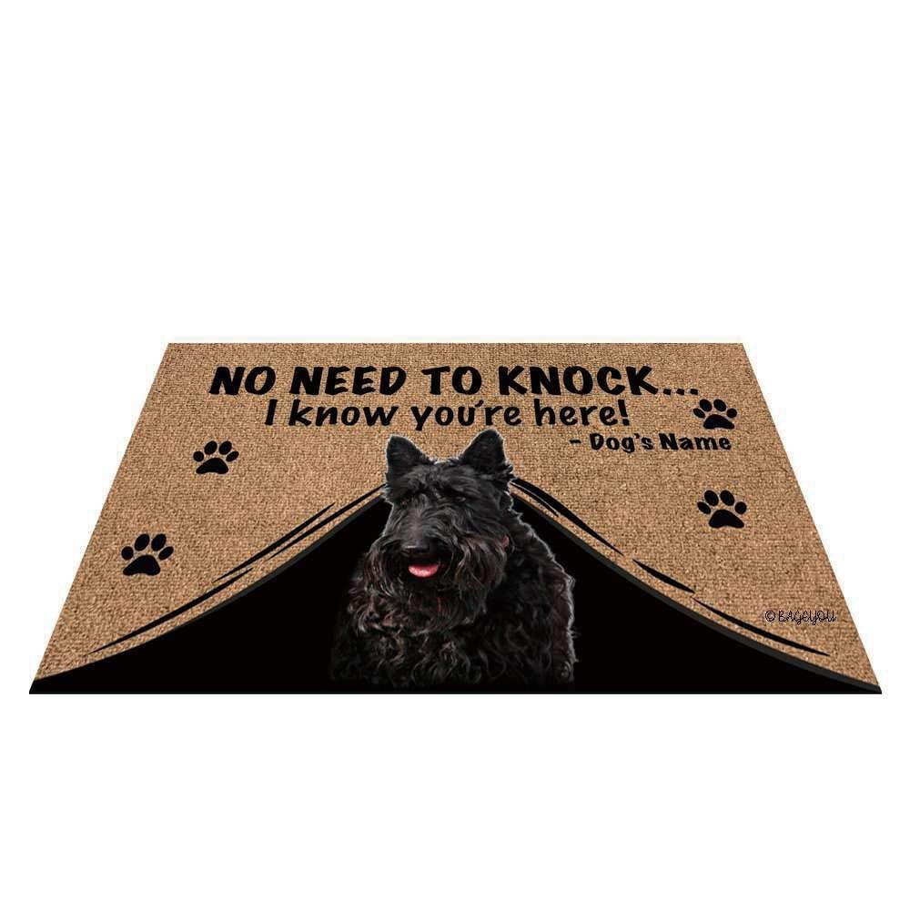 Bageyou Outdoor Doormat, Personalized, My Love Dog Wheaten Terrier, 90 x 60 cm