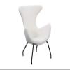 SalesFever Teddy-Fleece Recliner Chair, White view 1