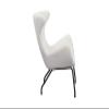 SalesFever Teddy-Fleece Recliner Chair, White view 3