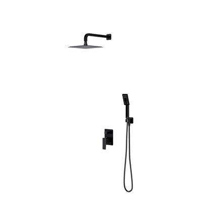 Omnires SYSPM10BL Parma Concealed Shower System, Matte Black