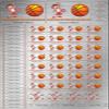 INDIGOS UG Personalized Children's Name Stickers, Stainless-Steel Look, Basketball, 69 Stickers view 1