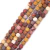 Gem Inside Natural 4 mm Mookaite Jasper Beads, Matte, Unpolished, 15 in view 1