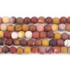 Gem Inside Natural 4 mm Mookaite Jasper Beads, Matte, Unpolished, 15 in view 3