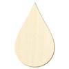Wooden Raindrops for Crafts and Décor, 9 cm, Pack of 10 view 1