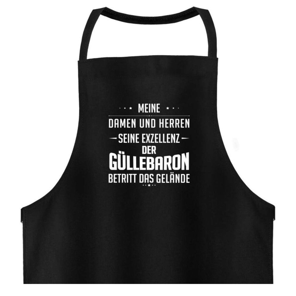 Grill Baron Farmer Premium Grill Apron – One Size, Black