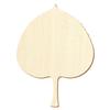 Wooden Aspen Leaf – Craft Decoration, 3–50 cm, 50-Pack view 1