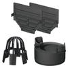 3 x 1 m ACO Hexaline 2.0 Drainage Channel with Galvanized Steel Slotted Cover view 2