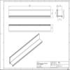 3 x 1 m ACO Hexaline 2.0 Drainage Channel with Galvanized Steel Slotted Cover view 3