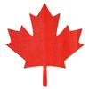 Red Canadian Maple Leaf Wooden Cutout, 43 cm, Pack of 50 view 1