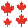 Red Canadian Maple Leaf Wooden Cutout, 43 cm, Pack of 50 view 2