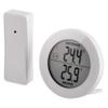EMOS Digital Thermometer with Outdoor Sensor, Wireless, Indoor/Outdoor Temperature, 80 m Range, Memory, °C/°F, White view 1