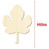 Wooden Fig Leaf for Décor & Crafts, 3–50 cm, Size: 22 cm, Pack of 10 view 3