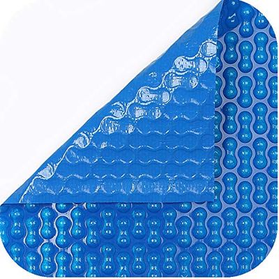 International Cover Pool Solar Pool Cover, 3 x 3 m, 6 x 10 m, Fully Reinforced Across the Widths