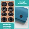 Trimming Shop Metal-Cap Snap Fasteners, 4-Piece, 10 mm, Black, 50-Pack view 3
