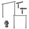 TIBU Stainless Steel Railing for Stairs and Balconies, 60–600 cm, Indoor & Outdoor view 2