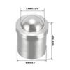 Cabinet Door and Drawer Ball Catch, 5 mm Diameter, Stainless Steel, Snap Lock, 4 pcs. view 2