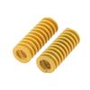 2-Pc. Extra-Light-Load Yellow Tubular Compression Die Spring, 8 x 20 mm view 1