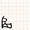 Steel Door Frame Seal for Side Groove - Gray - Sample view 4