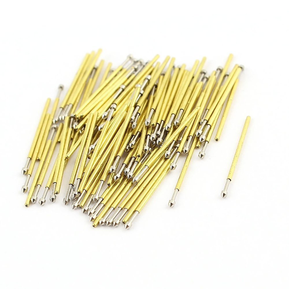 N/A a15032300ux0374 P50-E2 IC Spring Probe, 0.68 mm Diameter, 16.55 mm Length, 75 g, 100 pcs