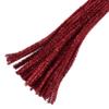 Metallic Red Chenille Stems, 30 cm, 20 Pieces, 6 mm Wide view 1