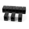 N/A 10-Pack RJ45 CAT6 8P8C Shielded Network Cable Couplers with Protective Caps view 1